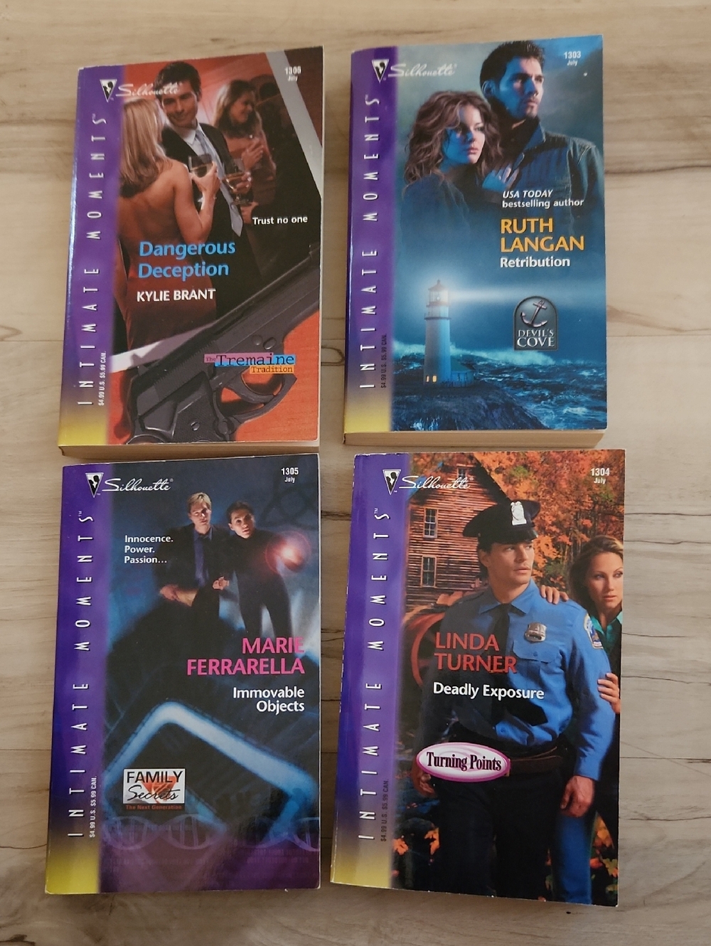 Silouette Intimate Moments Lot of 4 Paperback Books-2004